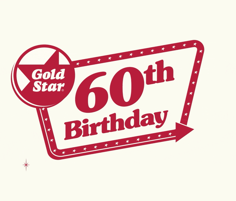 Gold Star 60th Birthday